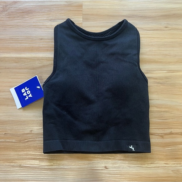 JoyLab Cropped Fit Hi-Neck Sports Bra Workout Tank NWT - Picture 1 of 3
